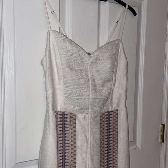 * SOLD * Bohemian White Maxi Dress - Picture 2 of 10